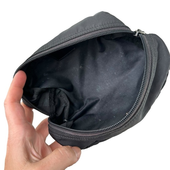 Authentic PRADA Black Nylon Zippered Travel Cosmetic Toiletry Pouch Case - Picture 4 of 12